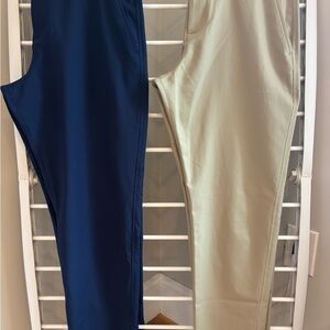 Under Armour Navy and Light Beige Boys Golf Pants